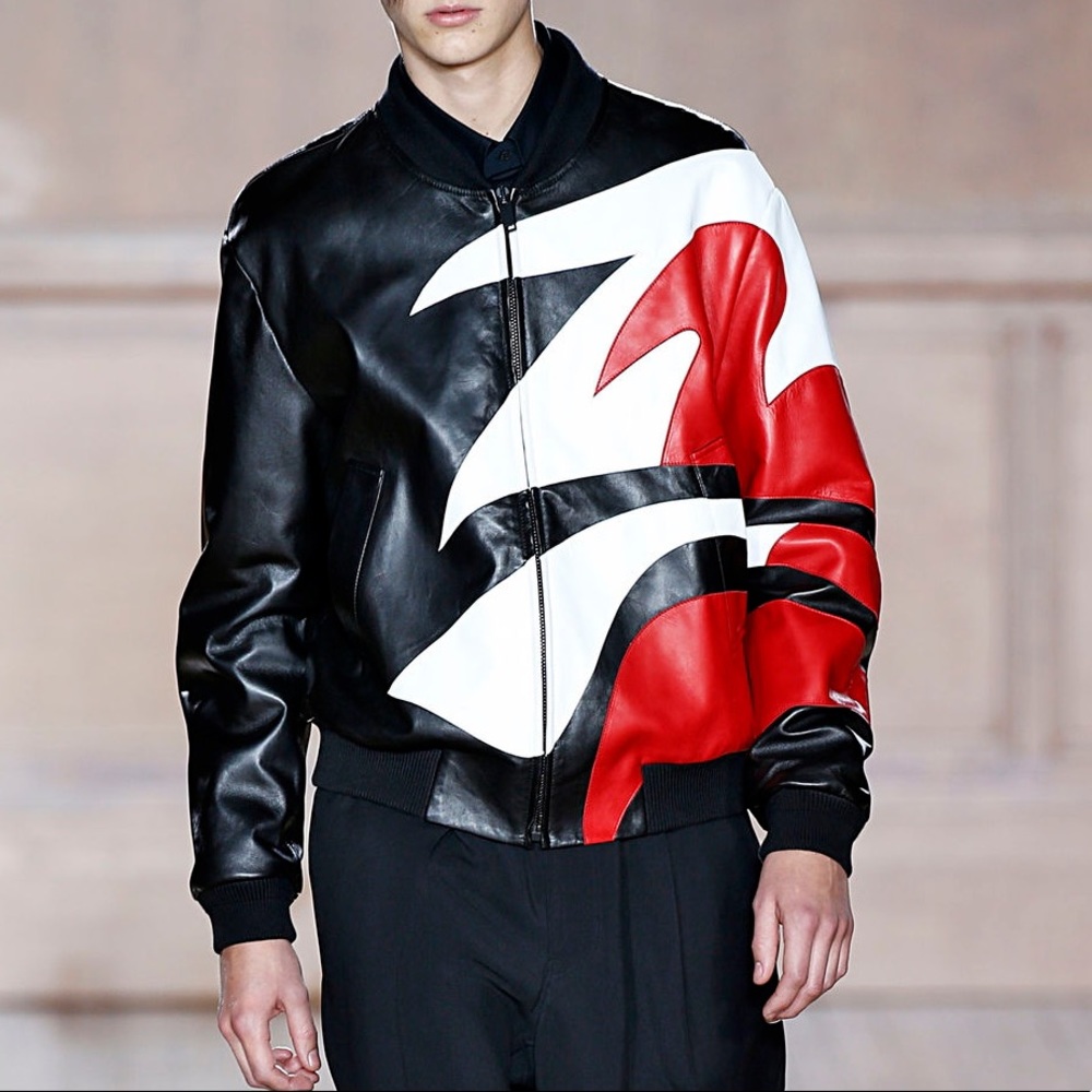 Alexander McQueen Runway Men’s Leather Jacket